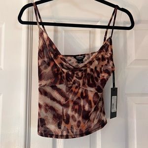 Animal magic mesh top